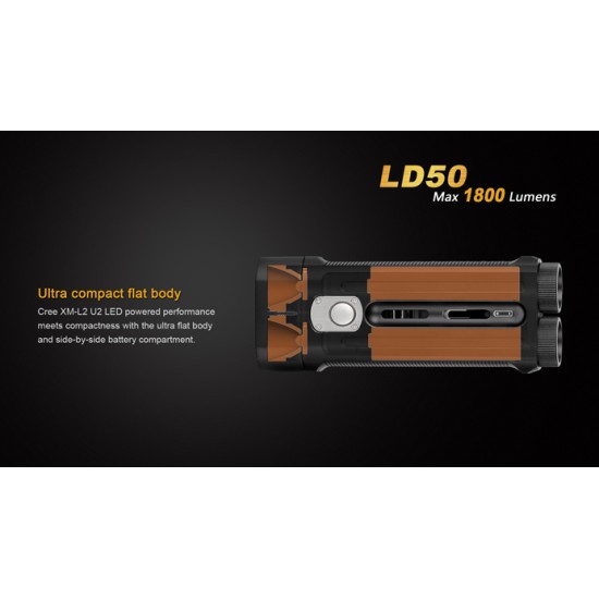 Fenix LD50 LED Flashlight - Fenix LD50 1800 Lumens in India at